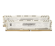 Ballistix Sport LT White 16GB Kit (2 x 8GB)  DDR4-2400 UDIMM