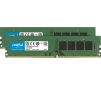 Crucial 64GB kit (32GBx2), 288-pin UDIMM, DDR4 PC4-25600, NON-ECC,